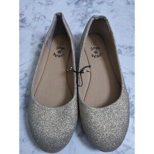 Simply Petals Gold Slip Ons
